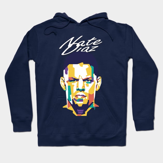 Nate Diaz Hoodie by pentaShop